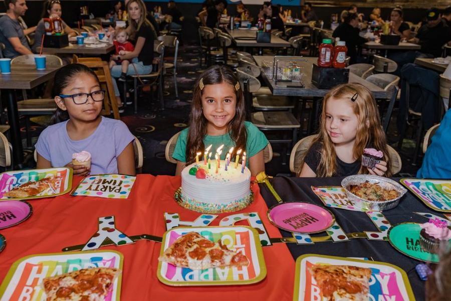 Birthday party at Bullwinkle's